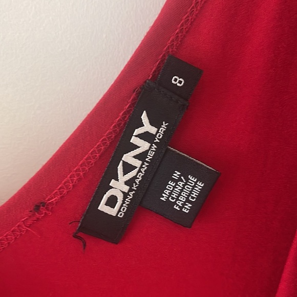DKNY - Matching red dress and jacket - size 6/8 Vintage - Picture 6 of 6